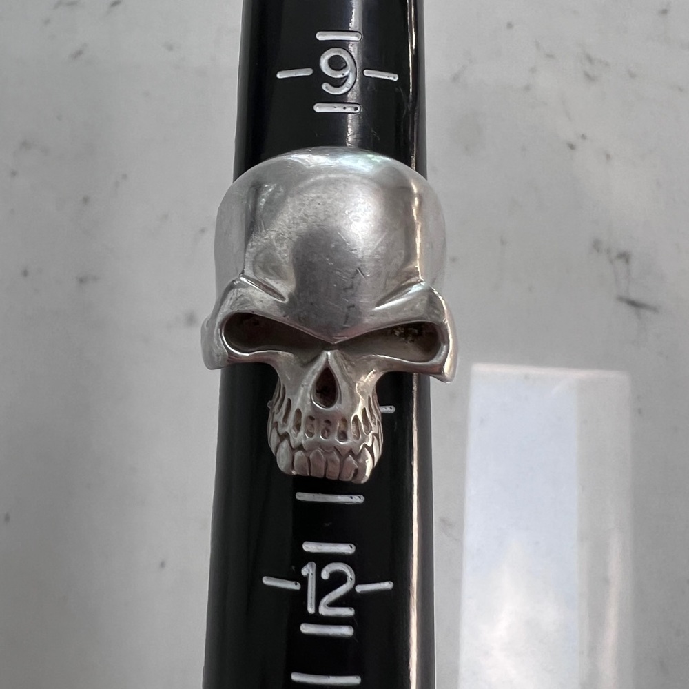 COPY - Unisex Sterling Silver Skull Ring